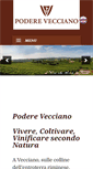 Mobile Screenshot of poderevecciano.it