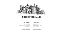 Tablet Screenshot of poderevecciano.com